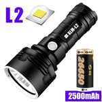 Super Powerful LED Flashlight L2 XHP50 Tactical Torch USB Rechargeable Linterna Waterproof Lamp Ultra Bright Lantern Camping