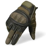 Tactical Military Full Finger Gloves Touch Screen Airsoft Combat Paintball Shooting Hard Knuckle Armor Bicycle Driving Glove Men