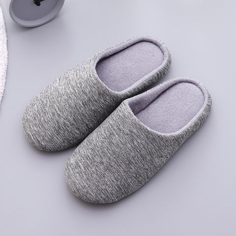 Mntrerm 2019 men Cotton Home Slippers Cute Slippers Winter Warm Plush Indoor Slipper men Warm Soft Bottom Shoes
