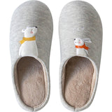 Indoor Warm Women Slippers Cute Animal Fox Unicorn Winter Fur Home Shoe Female Girl Nonslip Memory Foam Cotton House Slippers