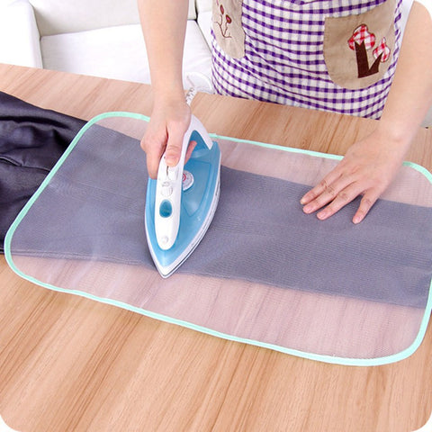 4Pcs Ironing Mat Board Cover Heat Resistant Protective Press Mesh Guard Protect Delicate Garment Cloth Against Pressing Pad