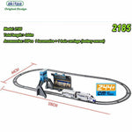 akitoo 1020 Simulation of high-speed rail motor vehicle rail car electric  train harmony  bullet train children's toy mold