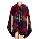 New 2019 luxury brsnd  women winter scarf warmer shawl ladies  plaid Blanket knit wrap Cashmere poncho capes female echarpe