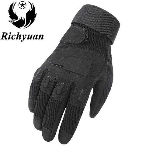 Us Military Tactical Gloves Outdoor Sports Army Full Finger Combat Motocycle Slip-resistant Carbon Fiber Tortoise Shell Gloves